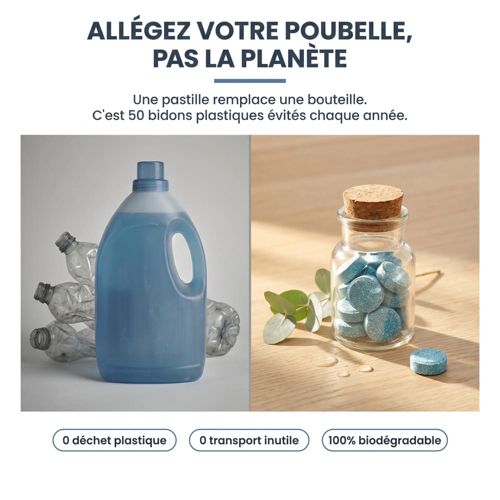 Pastilles concentrées nettoyant vitre