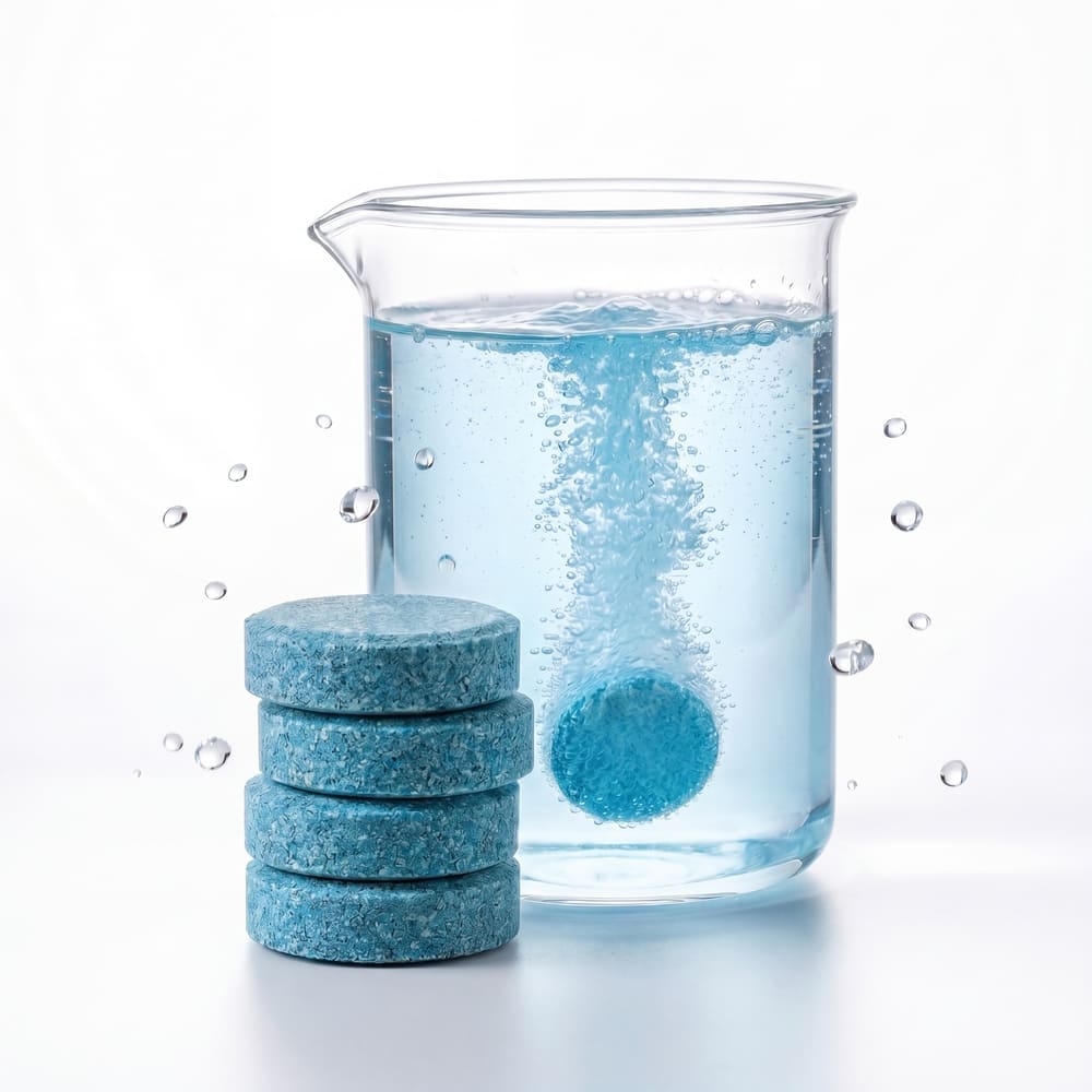 Pastilles concentrées nettoyant vitre