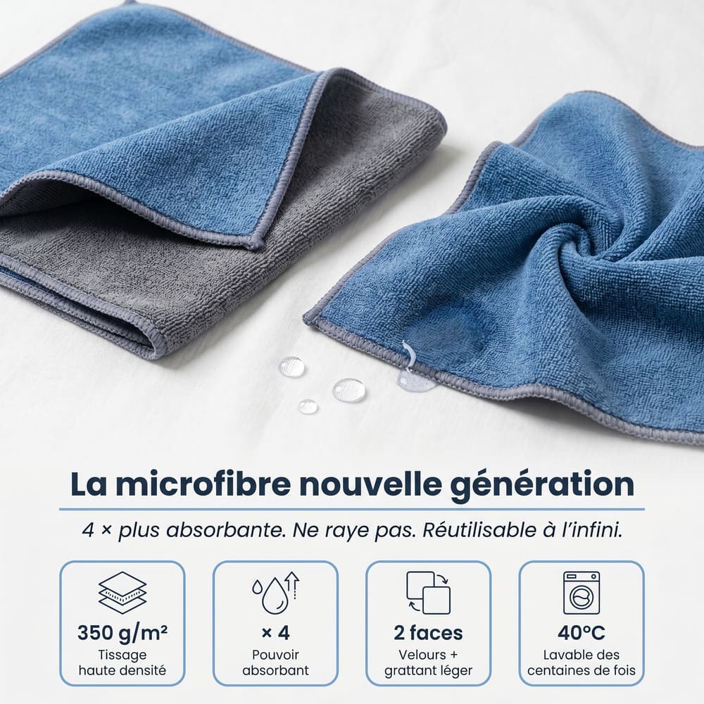 Chiffon magique microfibre